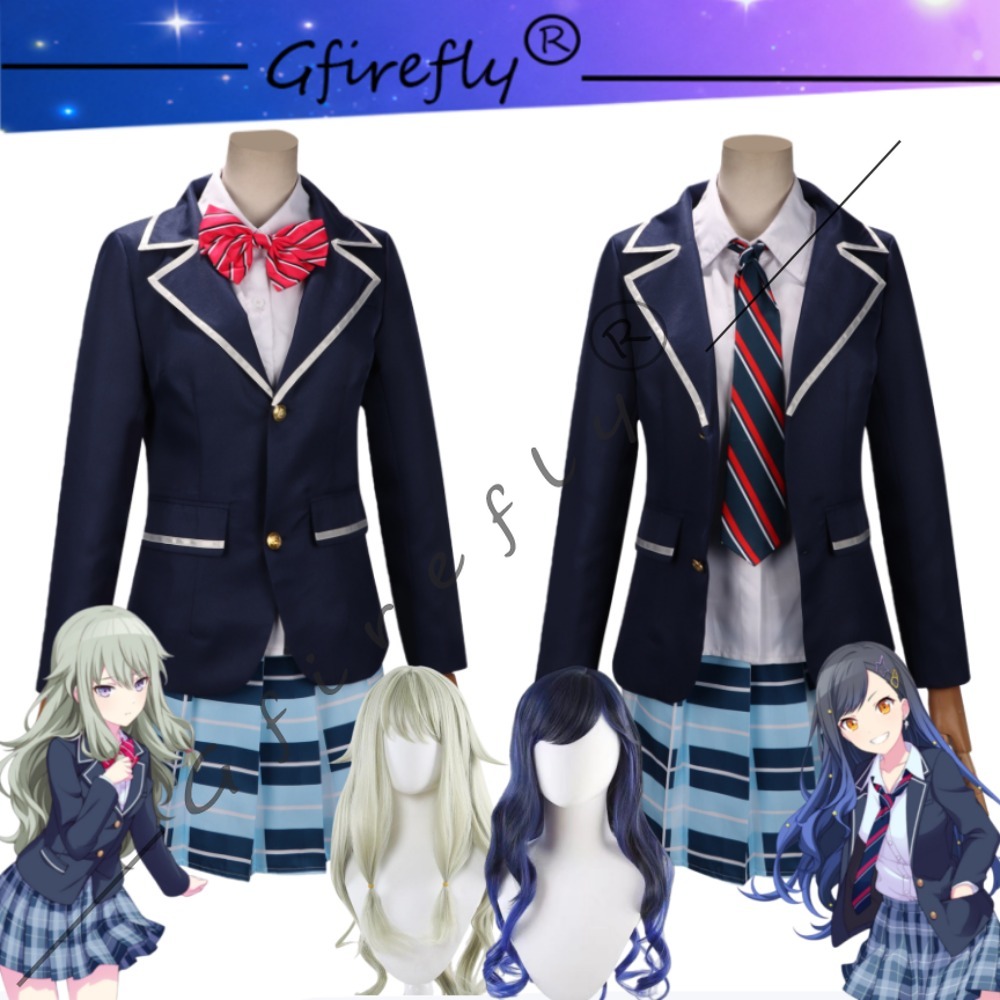 Cosplay Wig Colored - Proyecto Sekai Kusanagi Nene Kamiyama uniforme
