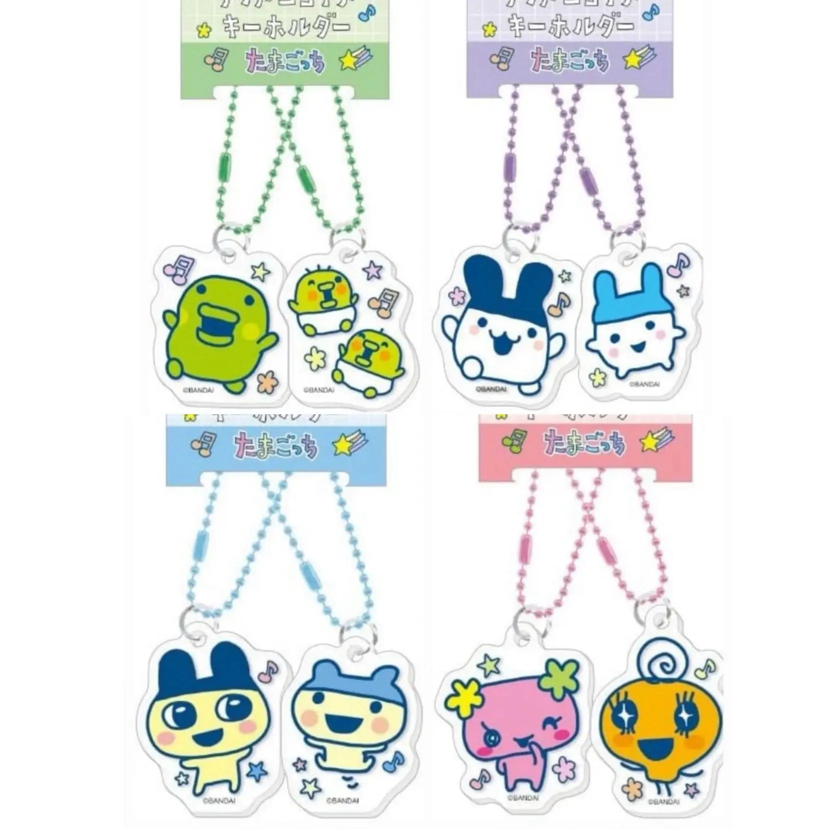 Anime Merchandise Keychains - Llaveros Acrílicos de Tamagotchi, Mercancía de