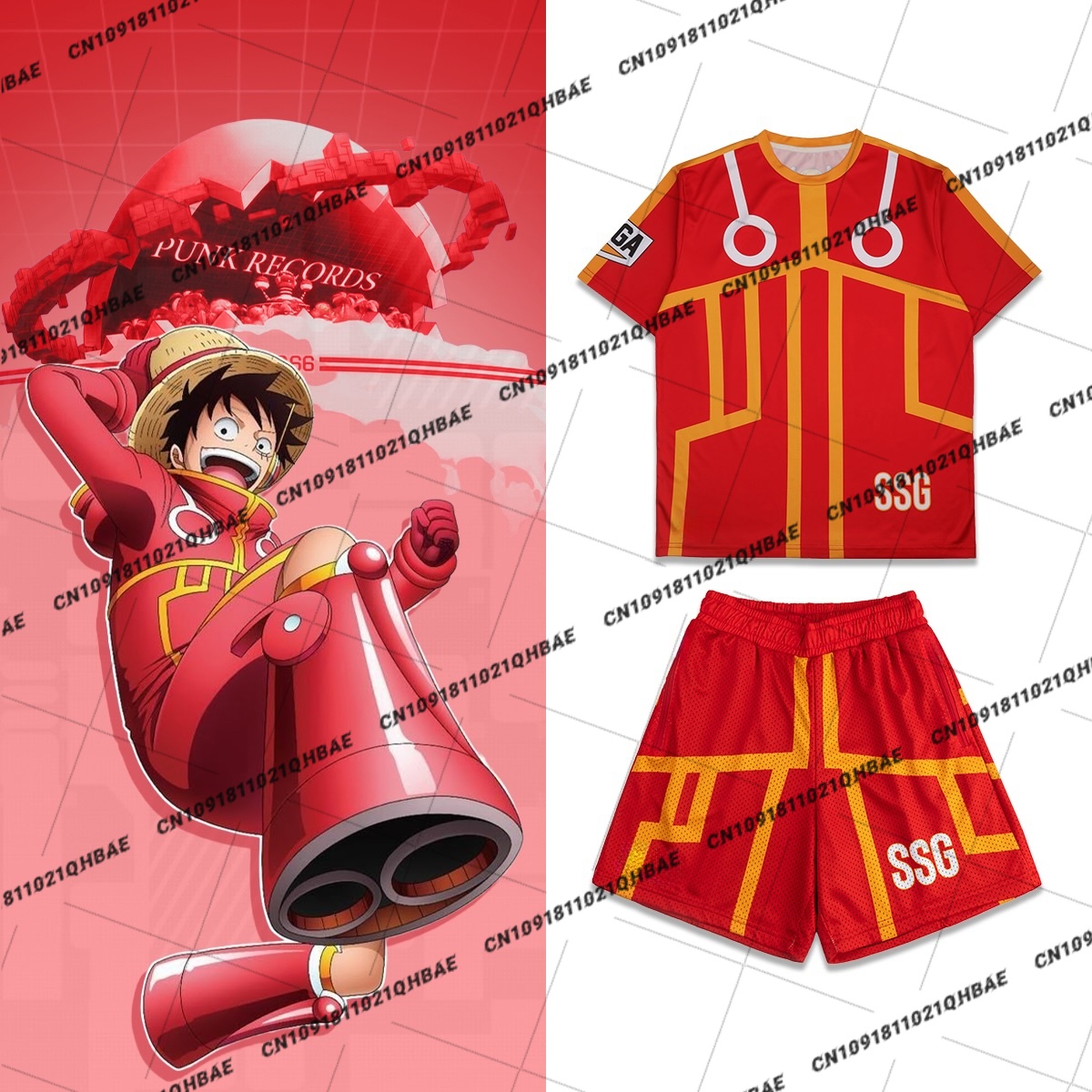 Given Anime Merchandise - Nuevo Conjunto de Camiseta y Pantalones