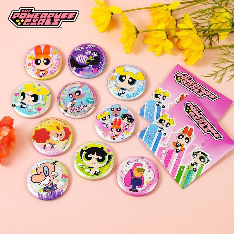 Anime Girl Merchandise - Caja Completa de Insignias de Lata