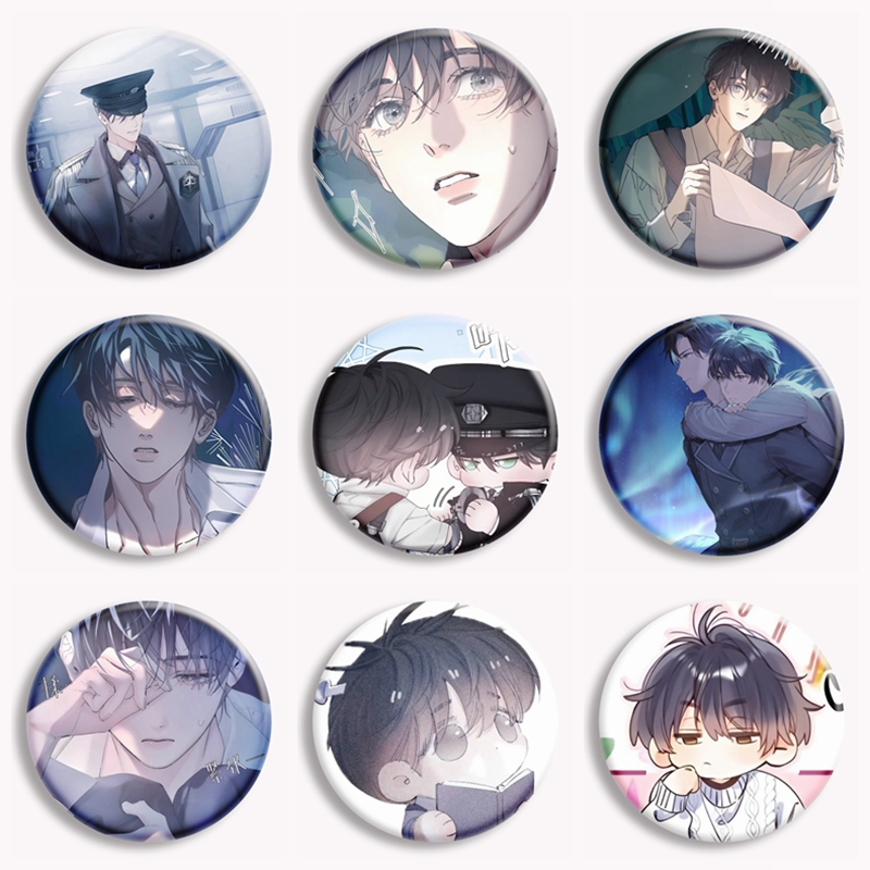 Pin Button Badge - Coreano Manhwa pequeño seta botón Pin
