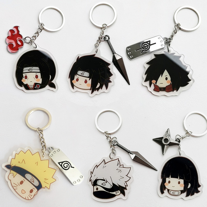 Rare Anime Merchandise - Anime Naruto figuras de acción llavero