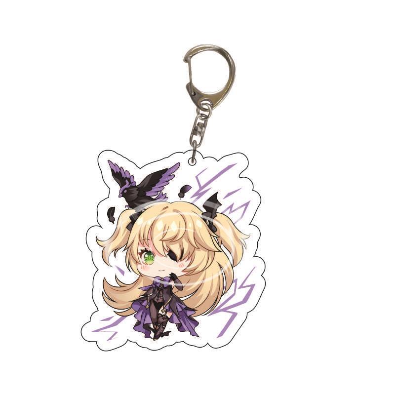 Llavero de Genshin Impact con  - Anime Merchandise Keychains reseña y precio