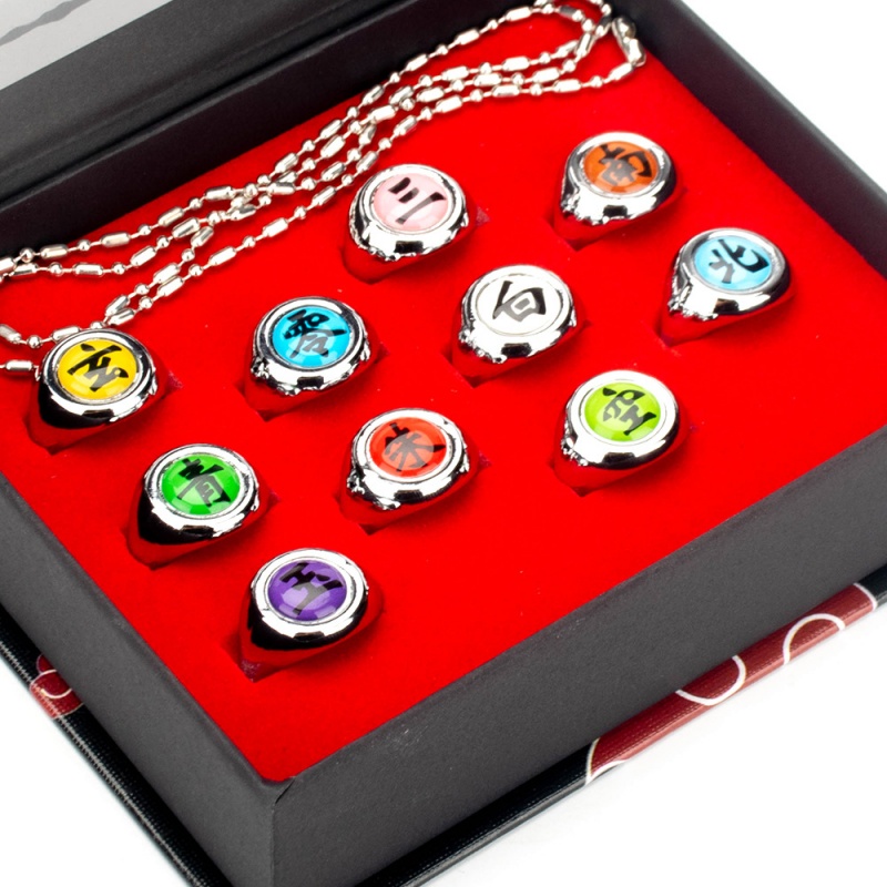Set de 10 Anillos Metálicos de - Rare Anime Merchandise reseña y precio