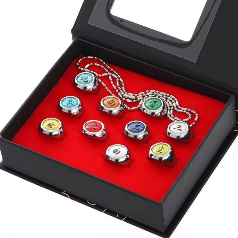 Set de 10 Anillos Metálicos de - Rare Anime Merchandise reseña y precio