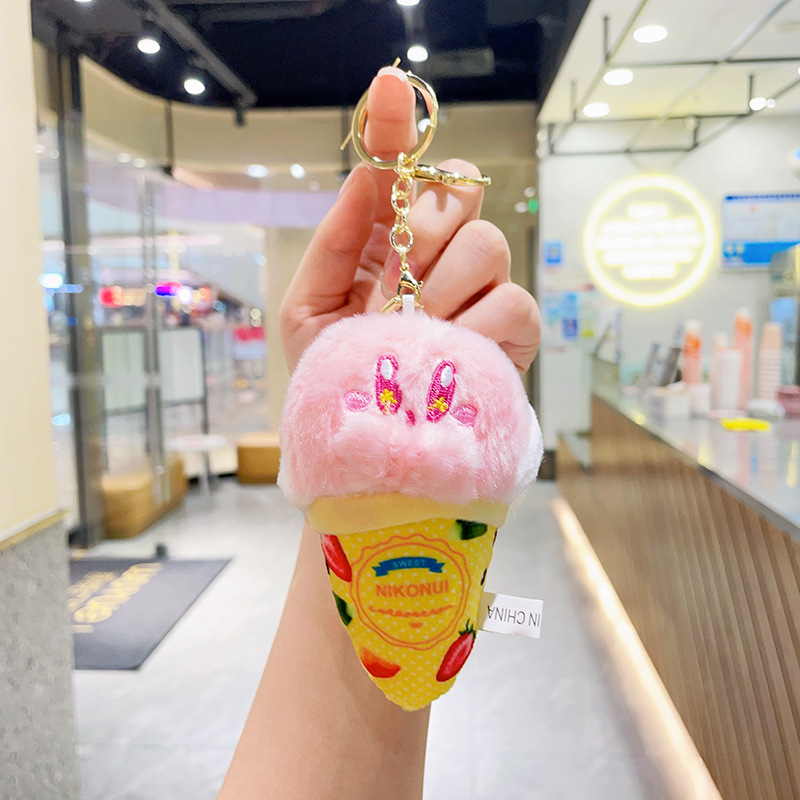 Llavero de peluche de Kirby co - Anime Merchandise Keychains reseña y precio