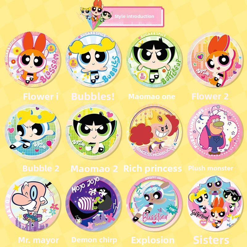 Caja Completa de Insignias de  - Anime Girl Merchandise reseña y precio