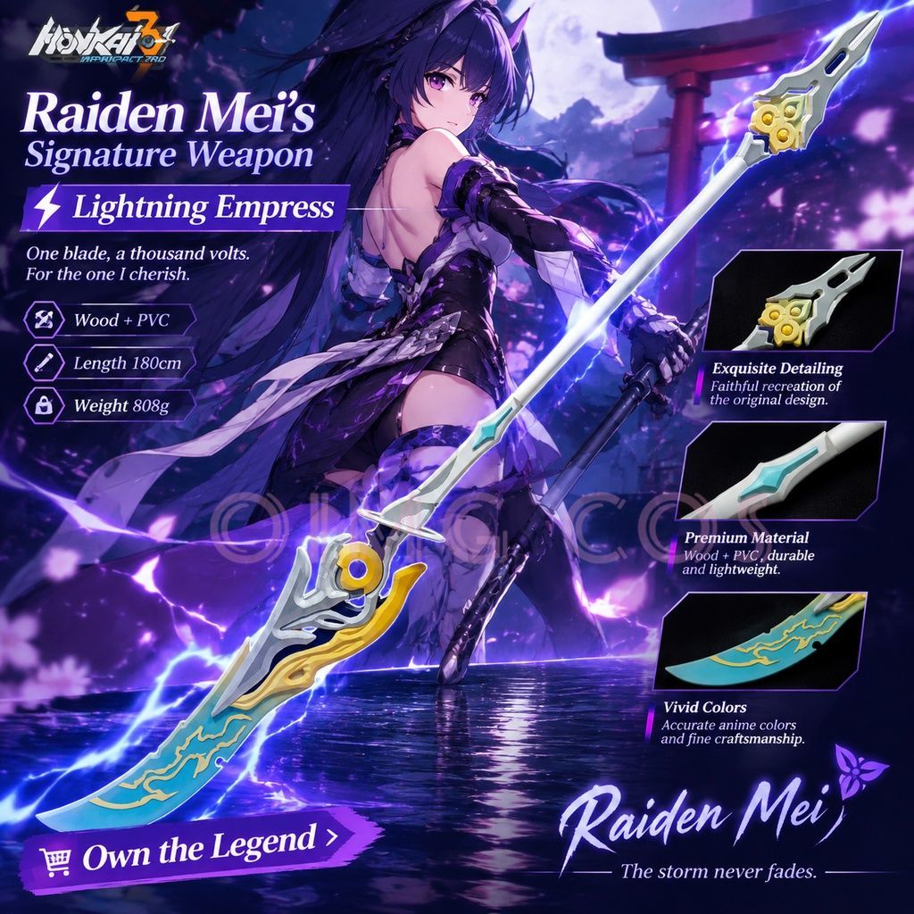 Accesorios de cosplay de Raide - Cosplay Prop Sword reseña y precio