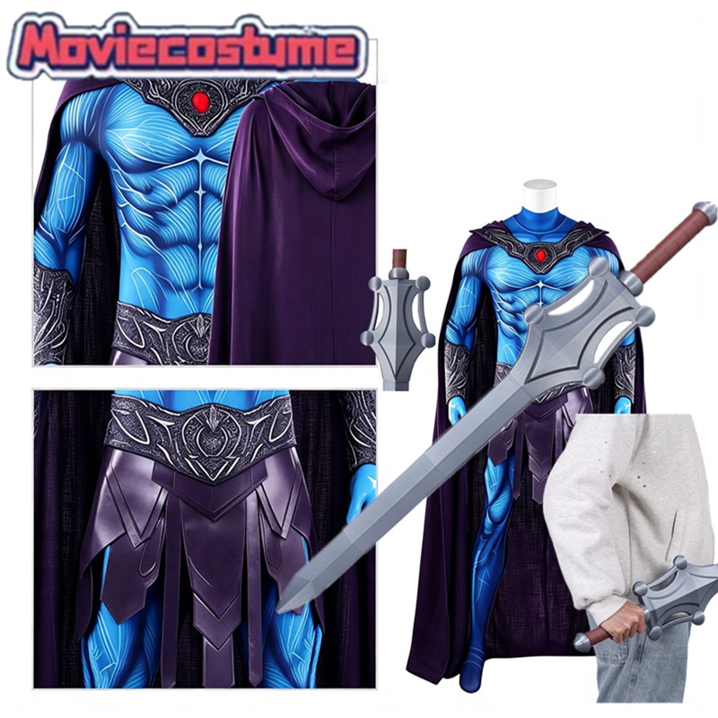 Disfraz de Rey Skeletor Master - Cosplay Prop Sword reseña y precio
